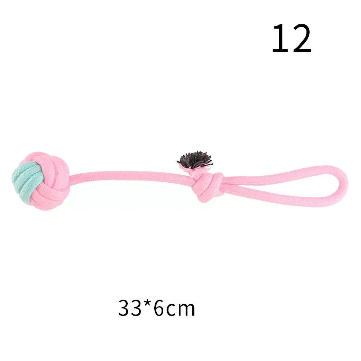 Meilleurs prix pour Jouet à mâcher interactif pour chien, corde en coton, balle à mâcher, outil de nettoyage des dents de chat, décompresse et mâche les chiots. Fournitures pour jouets pour chiens~03208