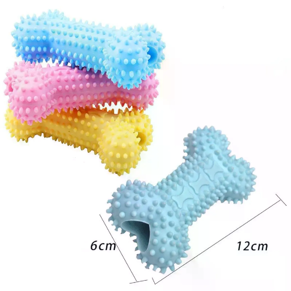 Meilleurs prix pour 1 jouet pour chien en TPR résistant aux morsures, à mâcher, bâton de nettoyage des dents molaires pour chiots, jouet interactif en forme d'ours en peluche, balle de dressage pour chiens, fournitures pour animaux de compagnie~02338