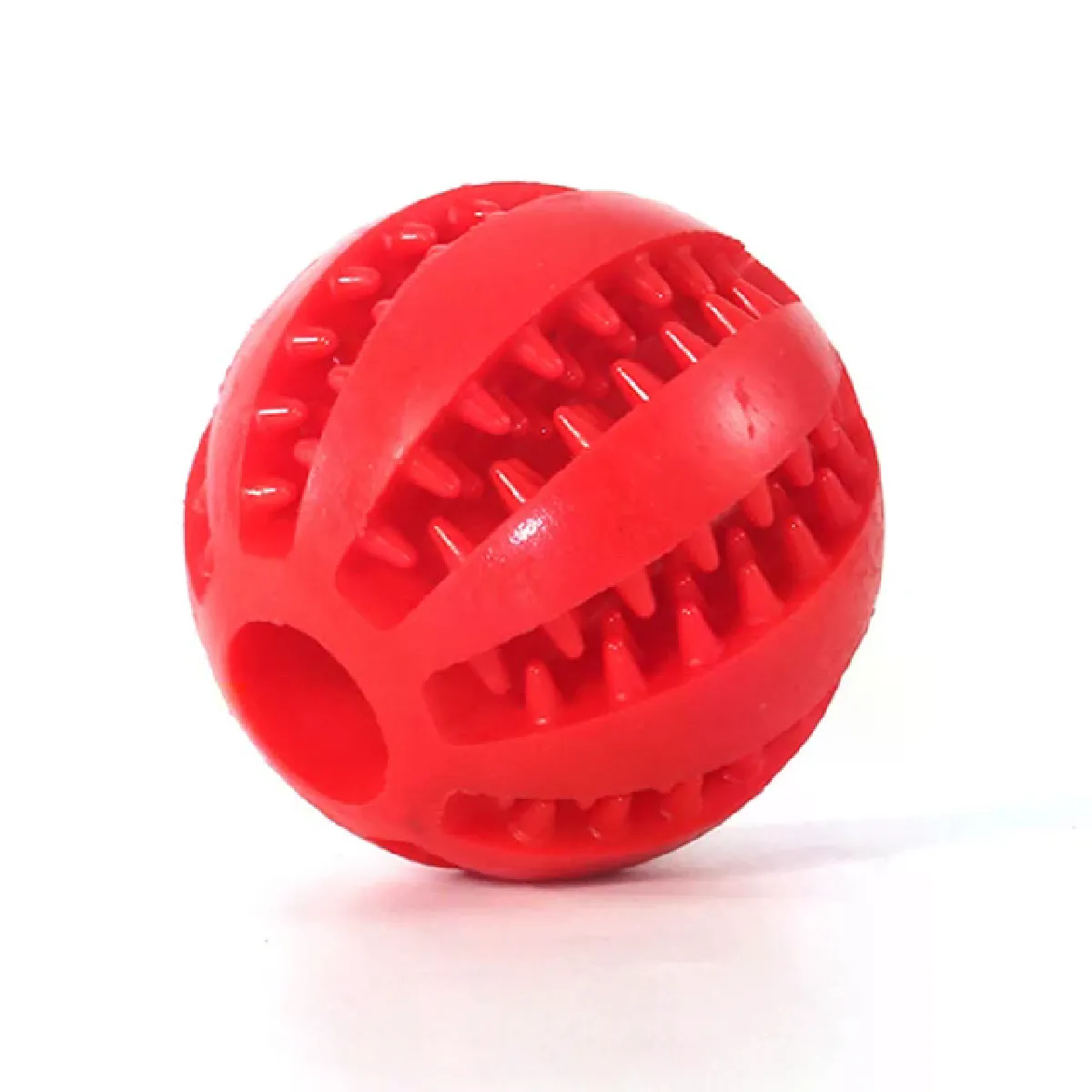 Comparer les prix de Balle interactive en silicone pour chien, jouet à mâcher pour petit chien, nettoyage des dents, balle élastique, produits pour animaux de compagnie 5/6/7 cm~02296