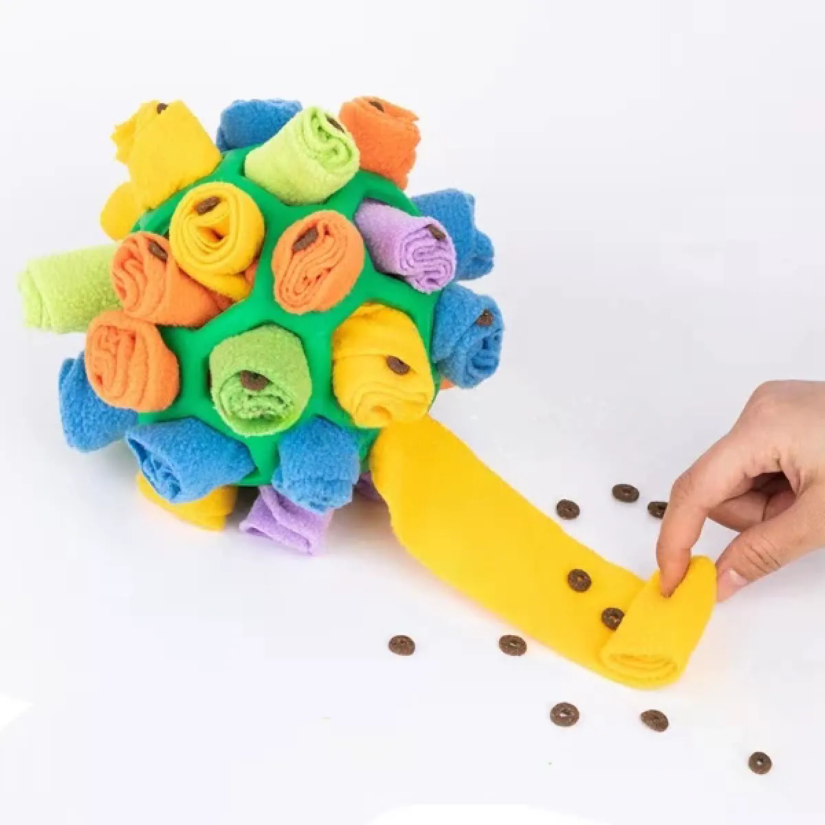 Meilleurs prix pour Puzzle interactif pour chien, jouets portables pour animaux de compagnie, balle à renifler, encourage les compétences naturelles de recherche de nourriture, jouets éducatifs pour animaux de compagnie, bol pour chien~02098