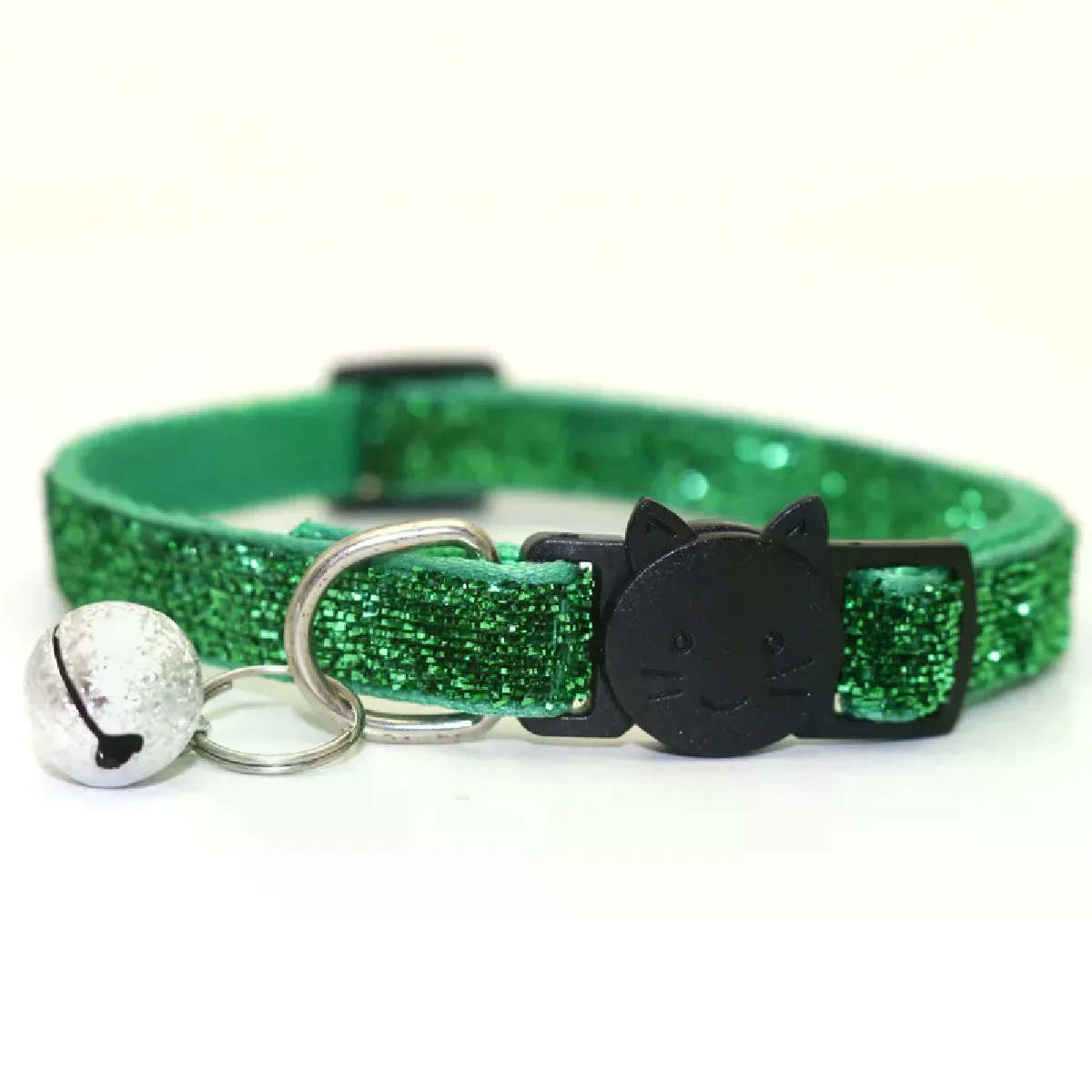 Collier pour chat 2022, couleurs réfléchissantes, anneau d'étanchéité détachable, clochette, produits pour animaux de compagnie, réglage de sécurité flexible avec matériau souple~01863