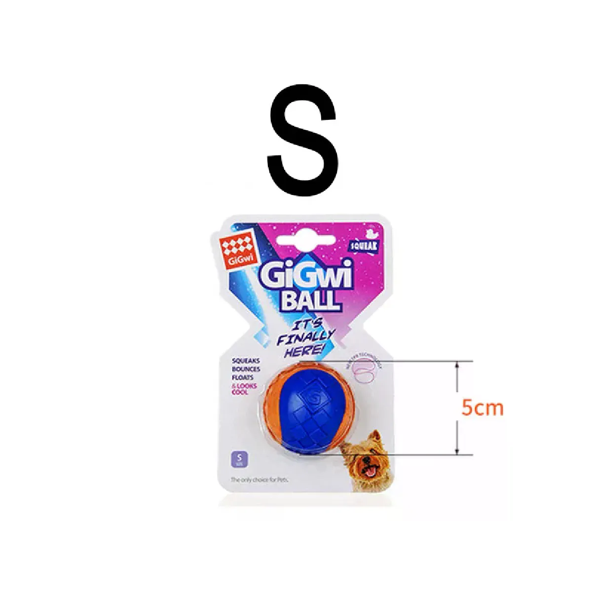 Comparer les prix de Jouet couineur pour chien, jouet à mâcher en caoutchouc naturel non toxique, jeu d'extérieur pour petits et grands chiens, balle amusante pour accessoires pour chiens~02906