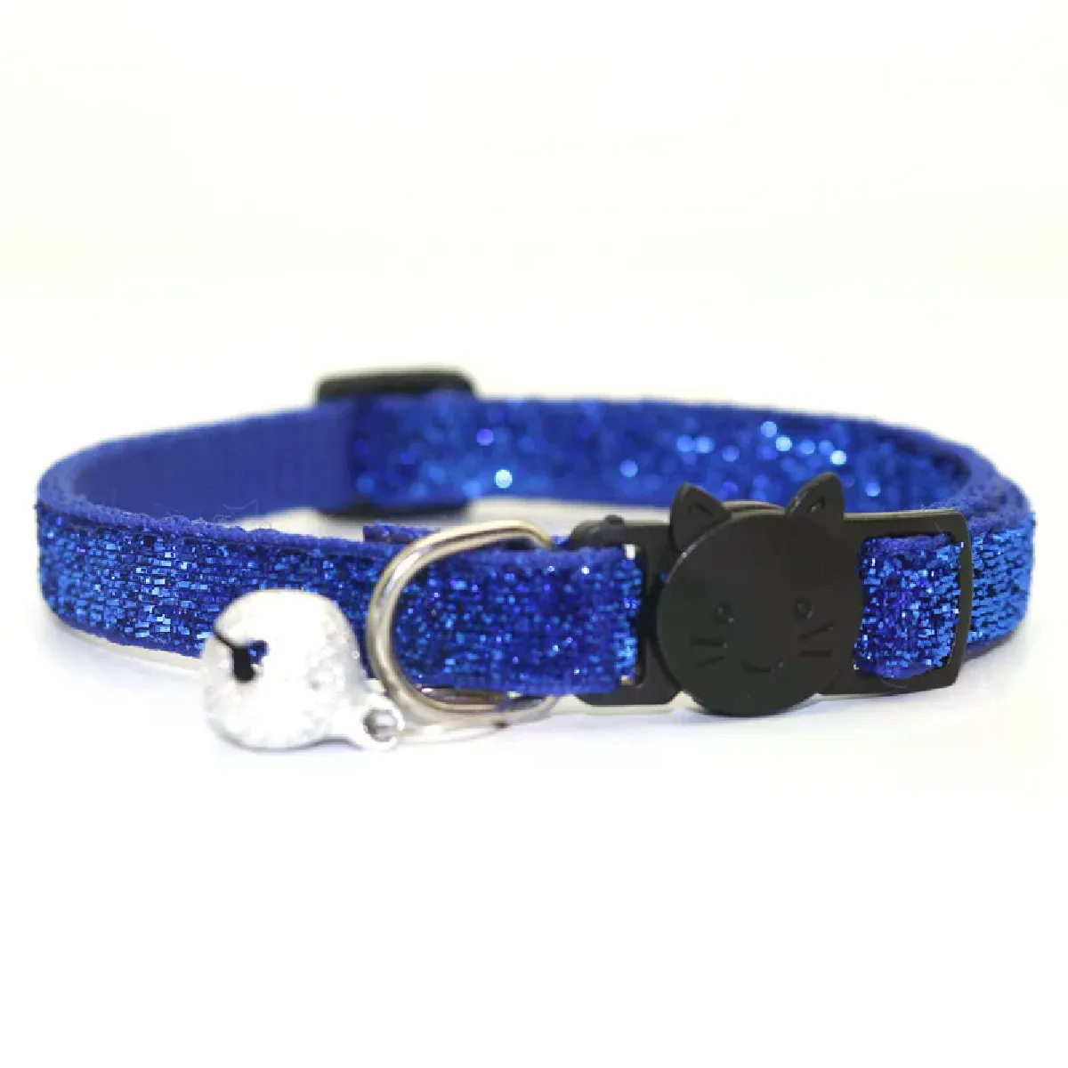 Collier pour chat 2022, couleurs réfléchissantes, anneau d'étanchéité détachable, clochette, produits pour animaux de compagnie, réglage de sécurité flexible avec matériau souple~01865