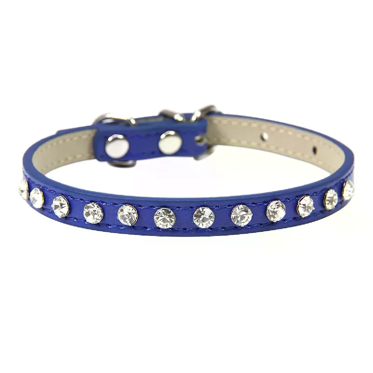 Collier pour chat en strass diamant super brillant, collier pour chiot, chien ou chat, collier pour chat, sangle en cuir, accessoires pour chat, collier réglable pour chiot~00461
