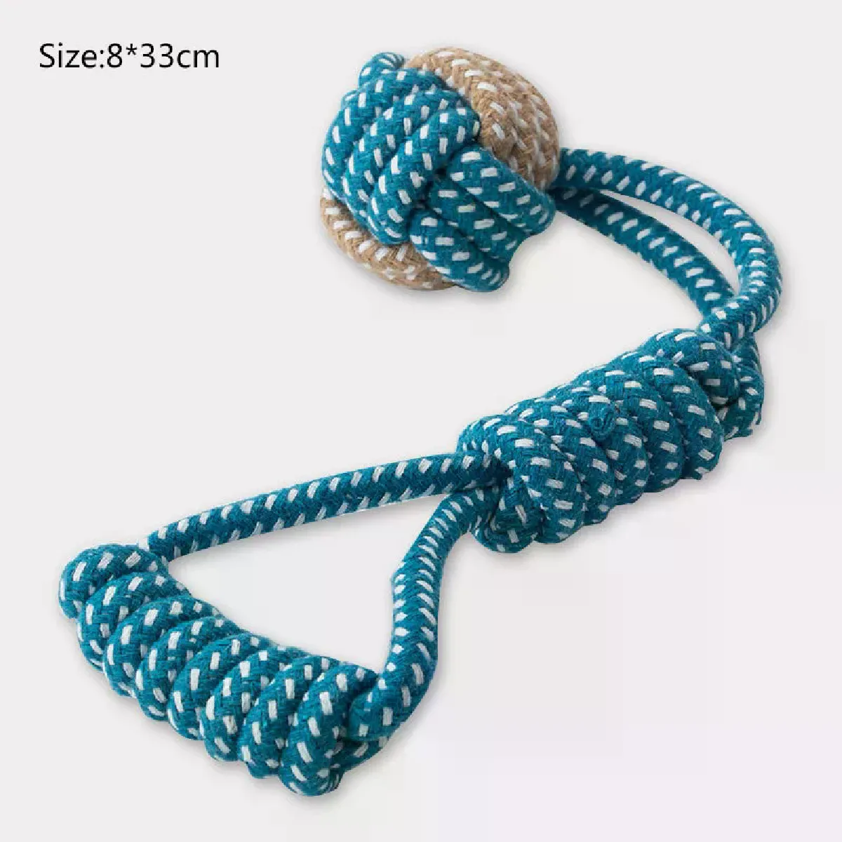 Meilleurs prix pour Jouet à mâcher pour chien qui grince des dents pour soulager la dépression, corde à mâcher pour chien, balle pour chiot~03519