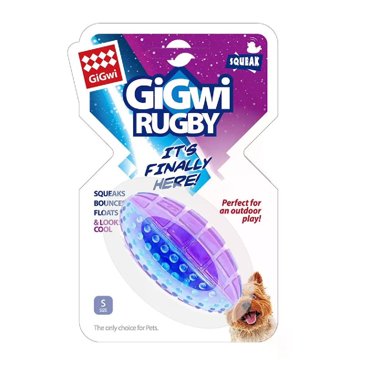 Comparer les prix de Jouets interactifs pour chiens Gigwi Pet Toys G-Ball Series, balles couinantes de 6,35 cm, rebondissantes et de couleurs assorties pour chiens de petite et moyenne taille.~03818