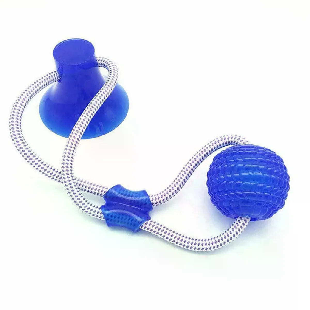 Comparer les prix de Jouet interactif à ventouse pour chien, balle en TPR, corde élastique, nettoyage des dents, jeu à mâcher, friandises IQ, fournitures pour chiots~02696