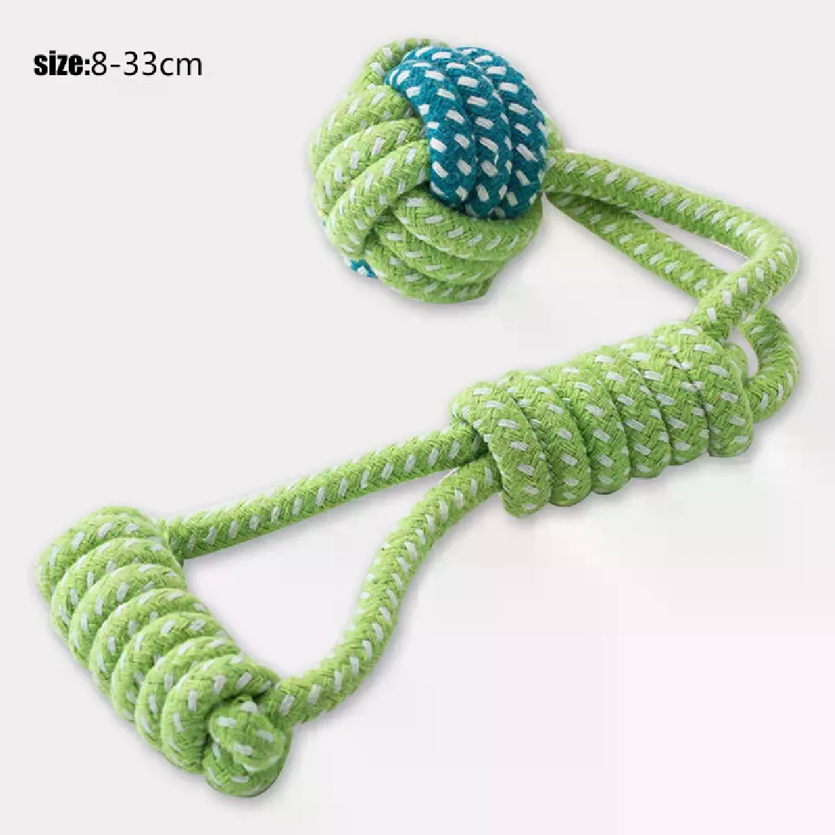 Meilleurs prix pour Jouet à mâcher pour chien qui grince des dents pour soulager la dépression, corde à mâcher pour chien, balle pour chiot~03520