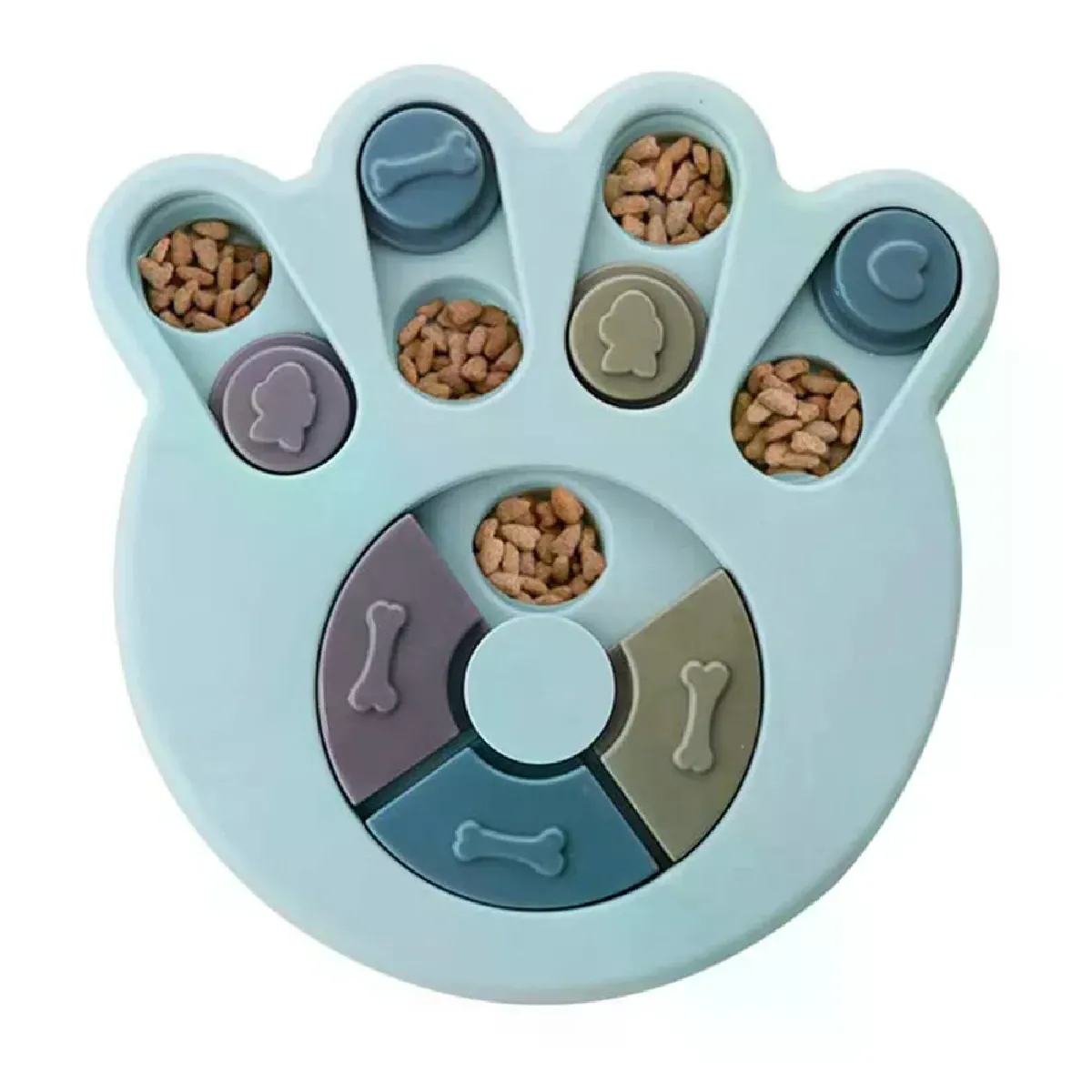 Meilleurs prix pour Jouets de puzzle pour chien Gamelle pour chien Booster de QI Jouet interactif à plateau tournant Distributeur de nourriture Gamelle à alimentation lente Jeu d'entraînement pour animaux de compagnie Chat Chiens~02638