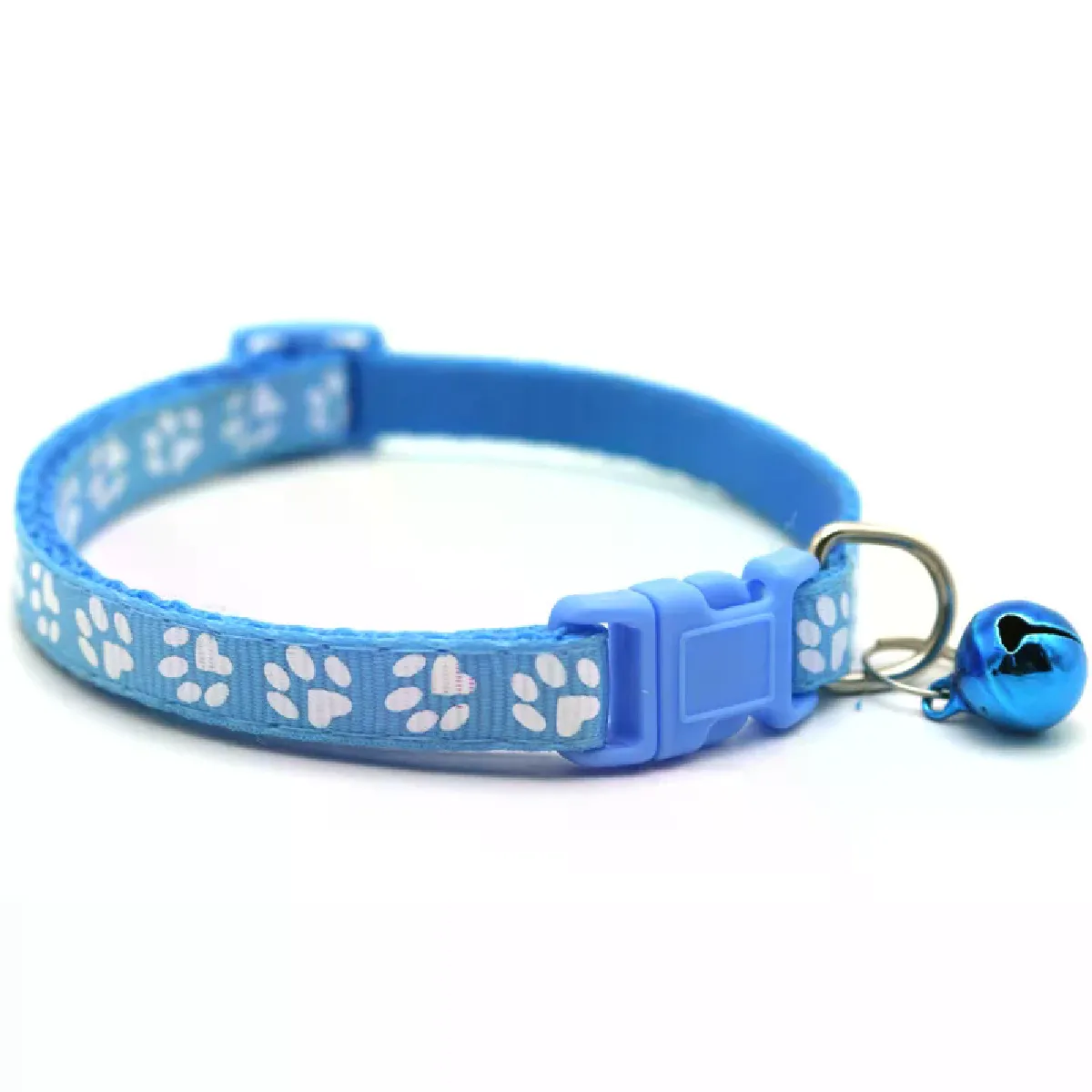 Collier réglable multicolore pour animaux de compagnie avec boucle pour petits chiots et chats~01100