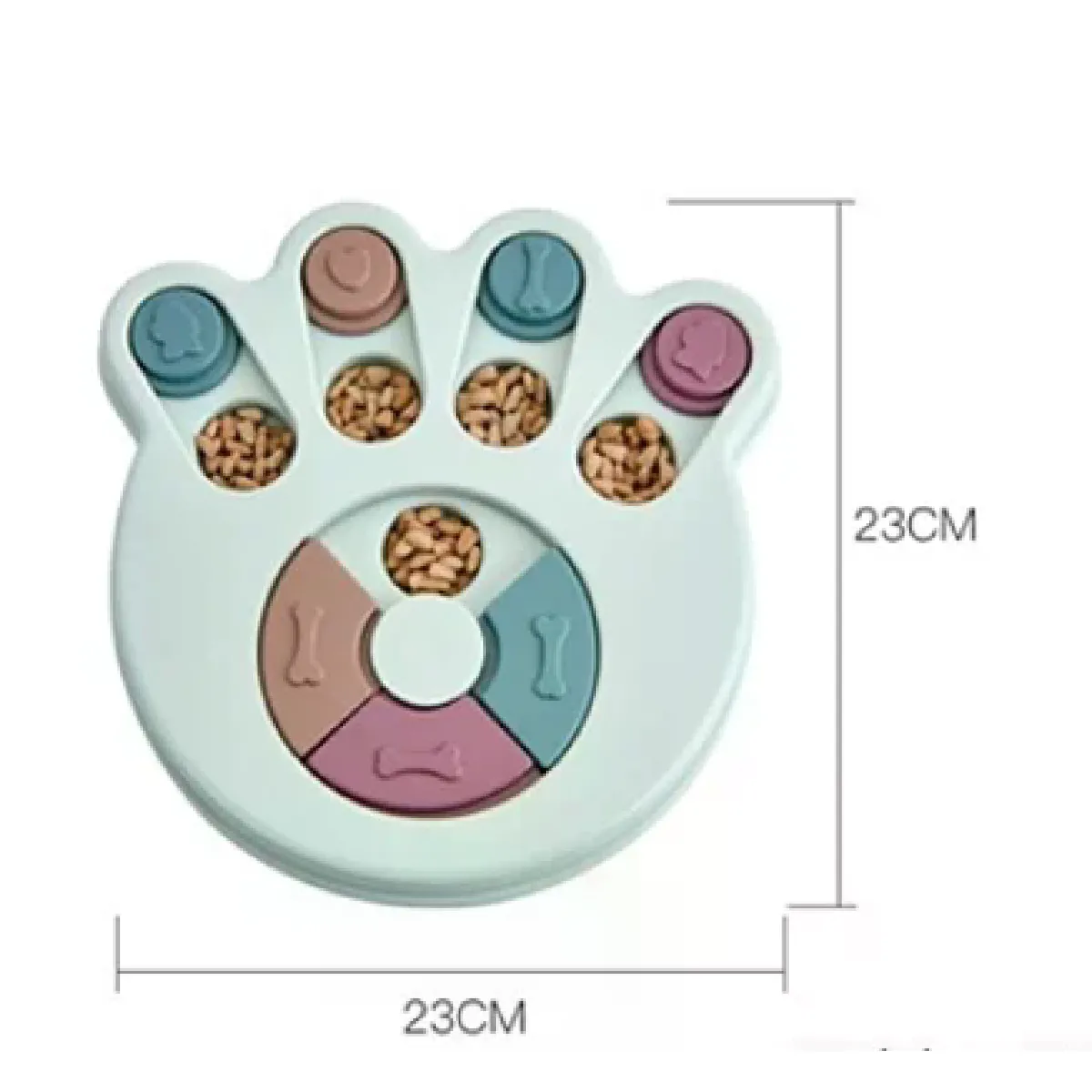 Meilleurs prix pour Jouets de puzzle pour chien, gamelle interactive pour chiot, distributeur de nourriture pour croissance QI, alimentation lente, gamelle antidérapante, jeu d'entraînement pour animaux de compagnie, chats et chiens~02818