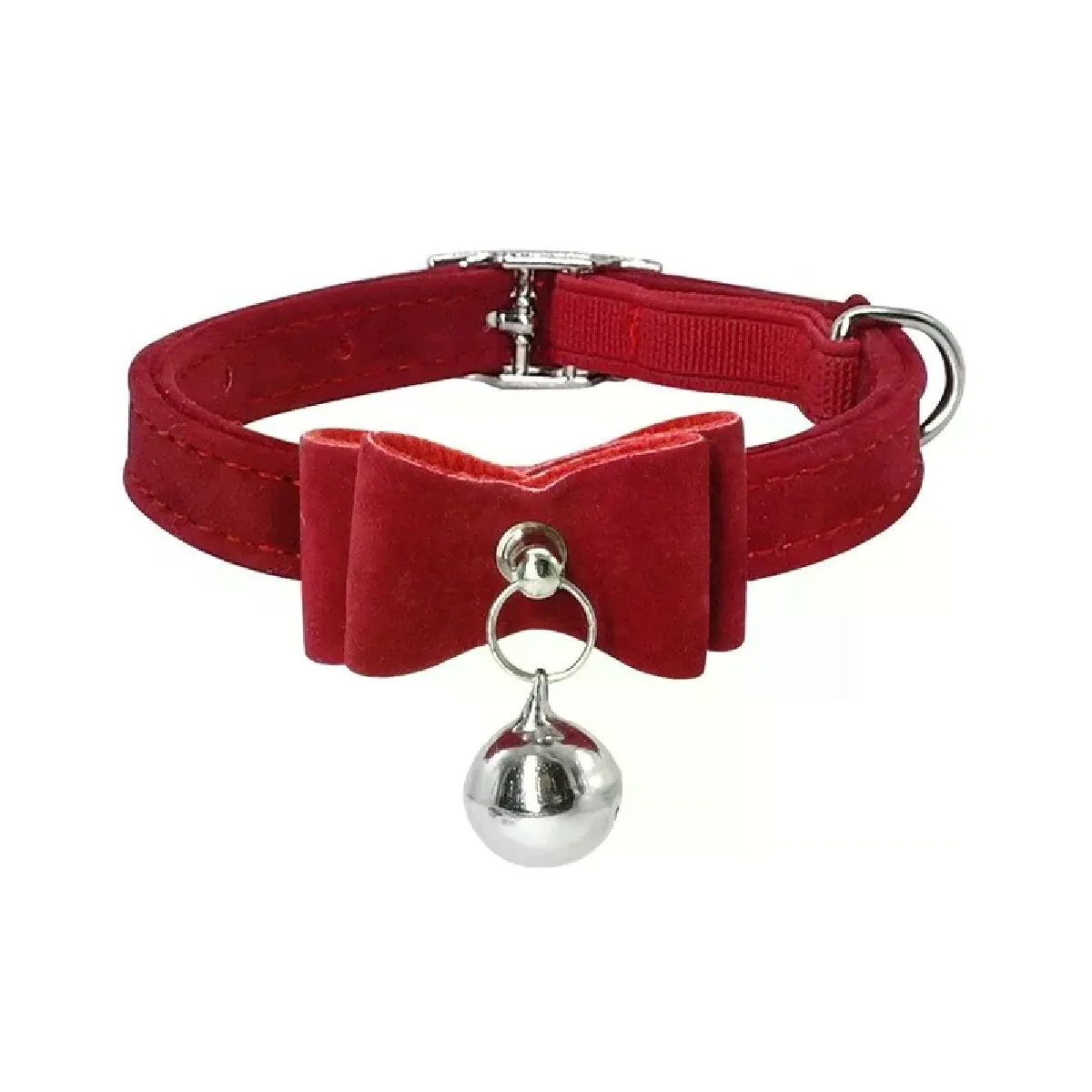 Comparer les prix de Collier mignon pour chaton, petit chiot, collier pour chat, nœud en velours, collier avec clochette pour chiens, chats, chihuahua, yorkshire~01197