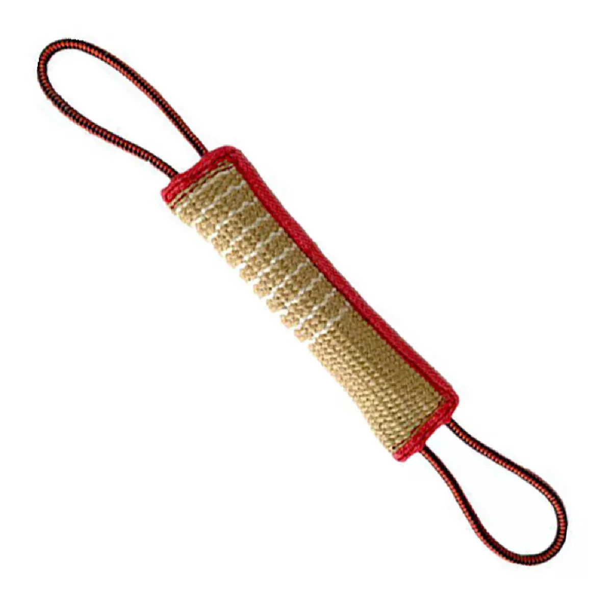 Meilleurs prix pour Coussin de morsure pour chien, bâton de traction en chanvre, litière durable, nettoyage des molaires, jouets interactifs d'extérieur, 2 cordes, fournitures pour animaux de compagnie~03749