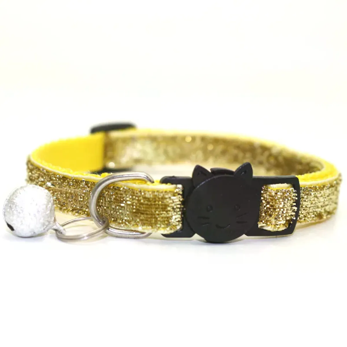 Comparer les prix de Collier pour chat 2022, couleurs réfléchissantes, anneau d'étanchéité détachable, clochette, produits pour animaux de compagnie, réglage de sécurité flexible avec matériau souple~01866