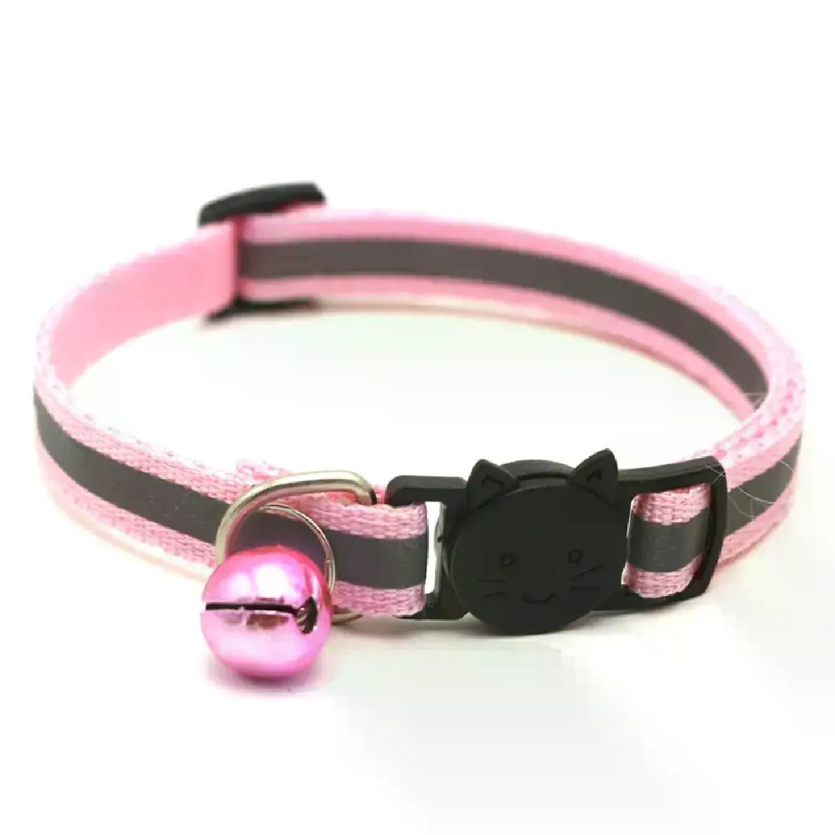 Comparer les prix de Collier de sécurité pour chat/chien, laisse de cou en nylon réfléchissant pour chaton, chien avec clochette colorée, accessoires pour laisse pour chiot~01701