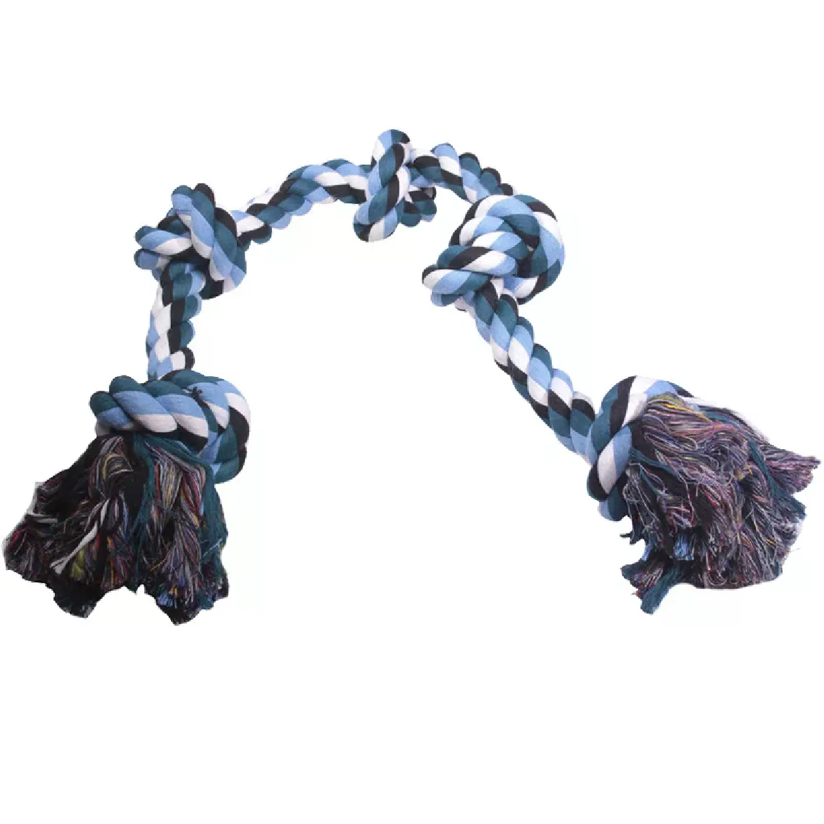 Comparer les prix de Jouet en corde géant pour chiens de très grande taille - Jouet indestructible pour chiens agressifs et grandes races 42 pouces de long 6 nœuds~02347