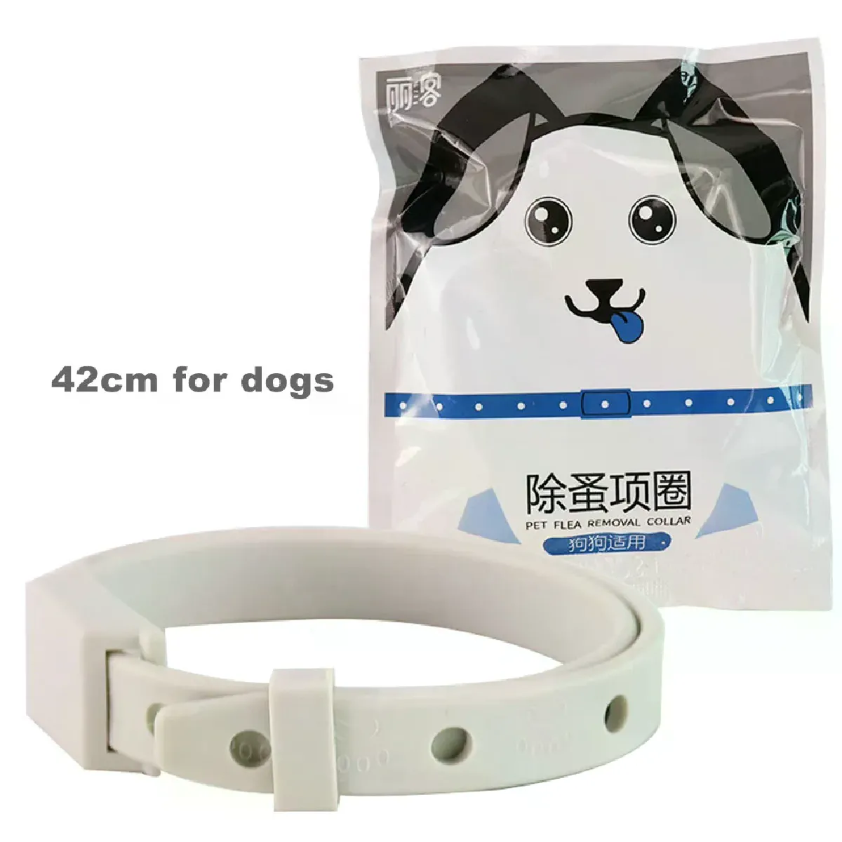 Collier anti-puces et anti-tiques pour chat pour petits chiens contre les parasites protection 8 mois collier réglable chiot chaton pour accessoires pour animaux de compagnie~00169