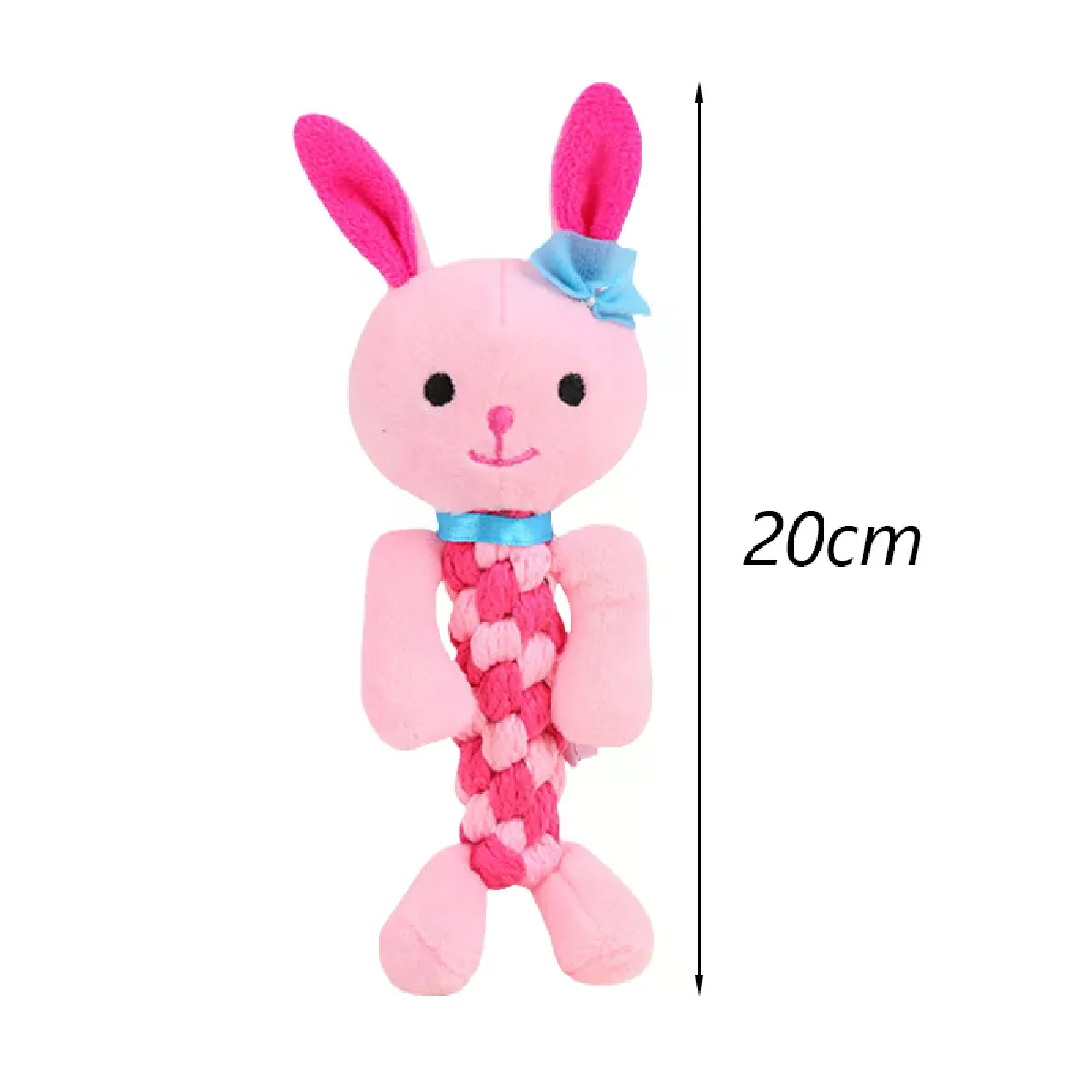 Meilleurs prix pour 1 jouet à mâcher résistant aux morsures pour petits chiens, nettoyage des dents, chiot, chat, boule à nœuds, jeux, mascottes, accessoires~02067