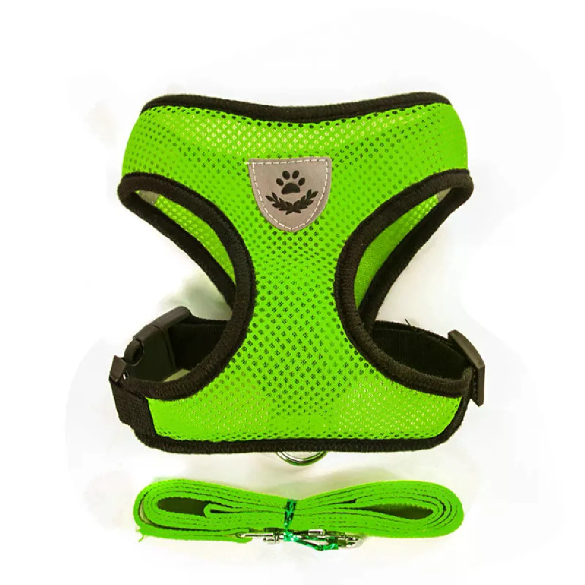 Comparer les prix de Ensemble harnais et laisse pour chat en maille polyester, collier respirant pour chaton, chihuahua, carlin, pour petits chiens, sangle de poitrine, accessoires pour animaux de compagnie~00697