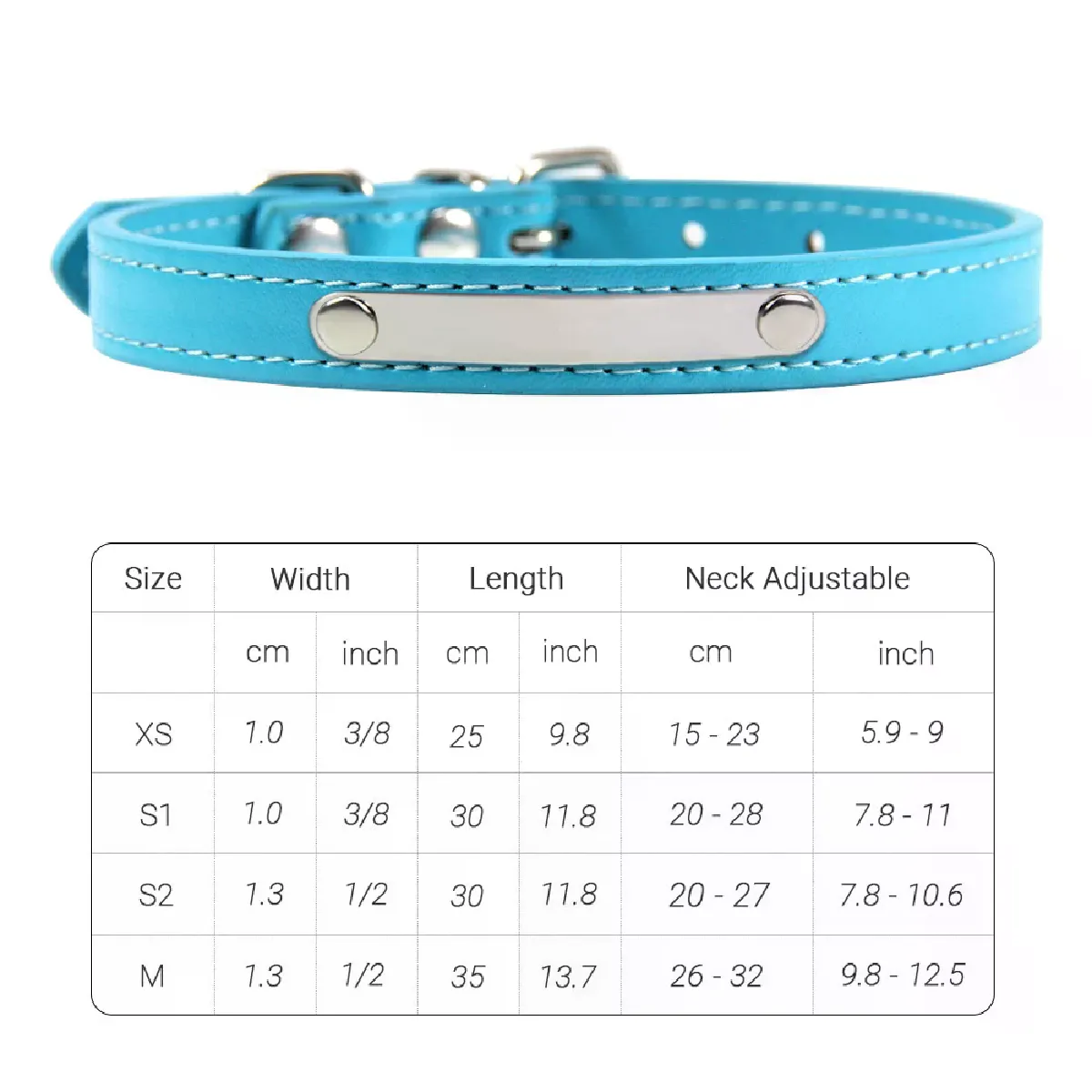 Collier pour chat en cuir PU, collier personnalisé pour chaton, gravure du nom de l'identification, sangle de cou pour animal de compagnie pour chat pour petits chiens, accessoires pour chiots, collier~01293