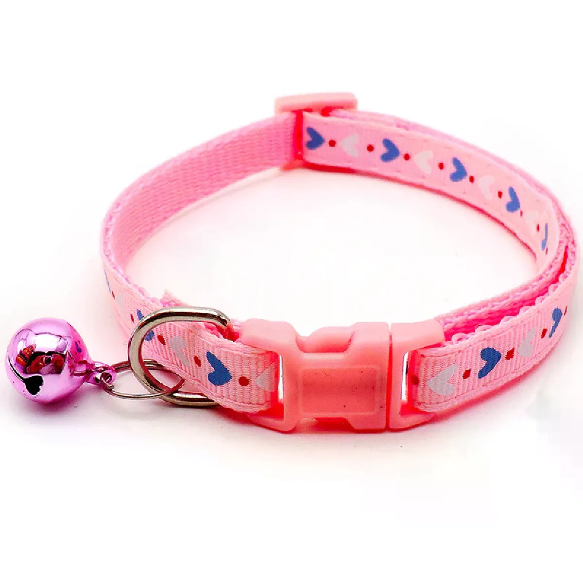 Meilleurs prix pour Collier pour chat, imprimé dessin animé coloré, collier pour chiot avec cloches, collier réglable en nylon avec boucle, accessoires pour animaux de compagnie~00868