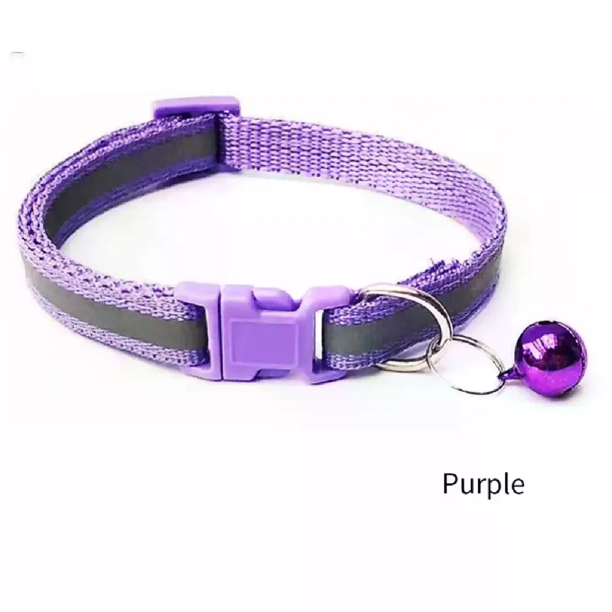 Comparer les prix de Collier réfléchissant pour chat avec anneau et clochette, fournitures pour animaux de compagnie, collier réfléchissant élastique de sécurité réglable, produits pour animaux de compagnie~00512