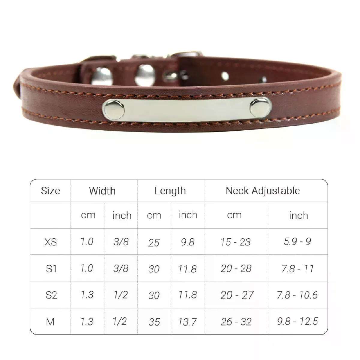 Meilleurs prix pour Collier pour chat en cuir PU, collier personnalisé pour chaton, gravure du nom de l'identification, sangle de cou pour animal de compagnie pour chat pour petits chiens, accessoires pour chiots, collier~01299