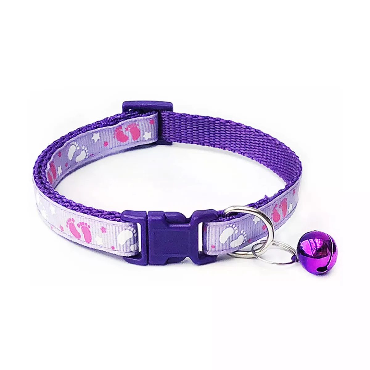 Meilleurs prix pour Collier réglable en polyester avec clochette pour chien et chat~01046