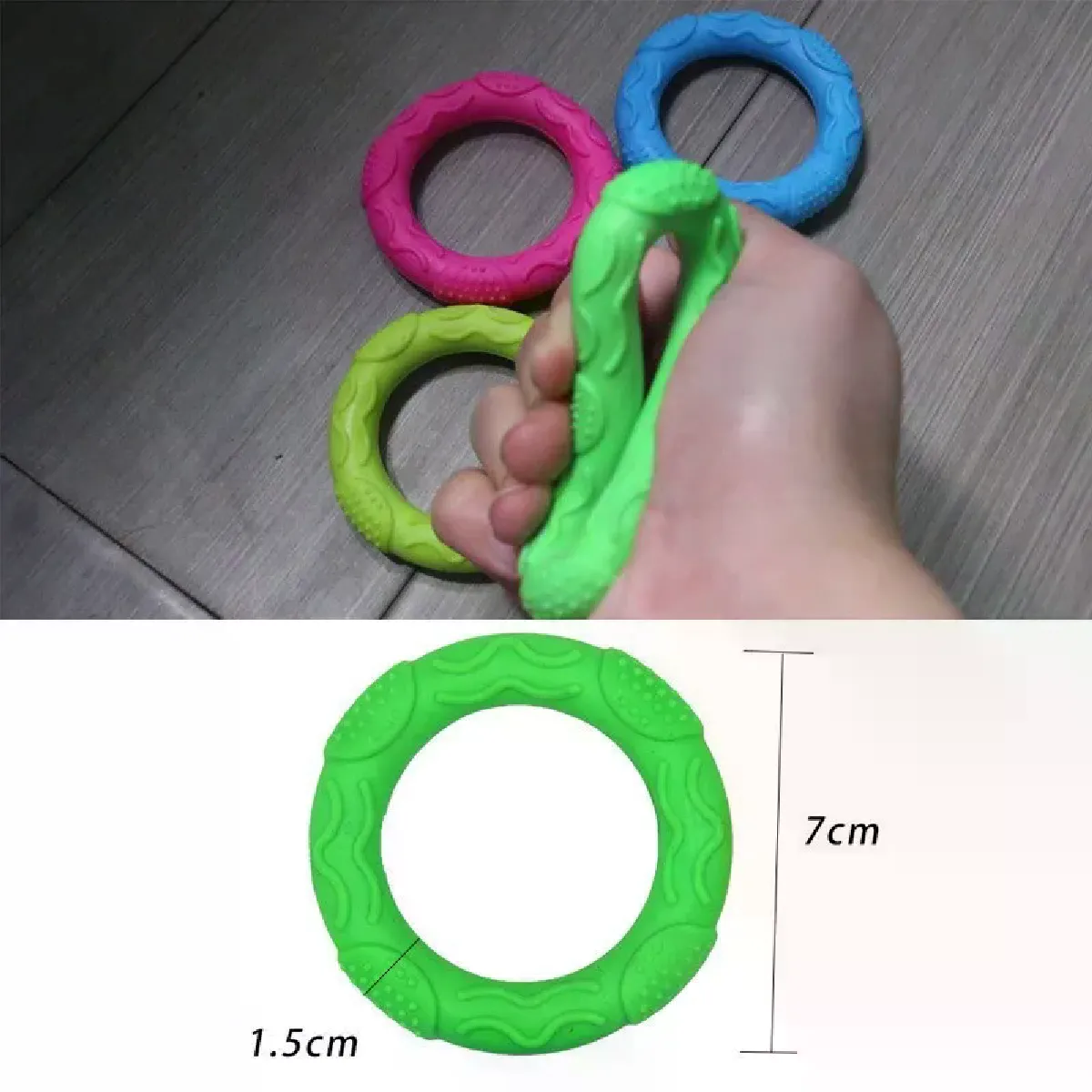 Meilleurs prix pour 1 jouet pour chien en TPR résistant aux morsures, à mâcher, bâton de nettoyage des dents molaires pour chiots, jouet interactif en forme d'ours en peluche, balle de dressage pour chiens, fournitures pour animaux de compagnie~02334