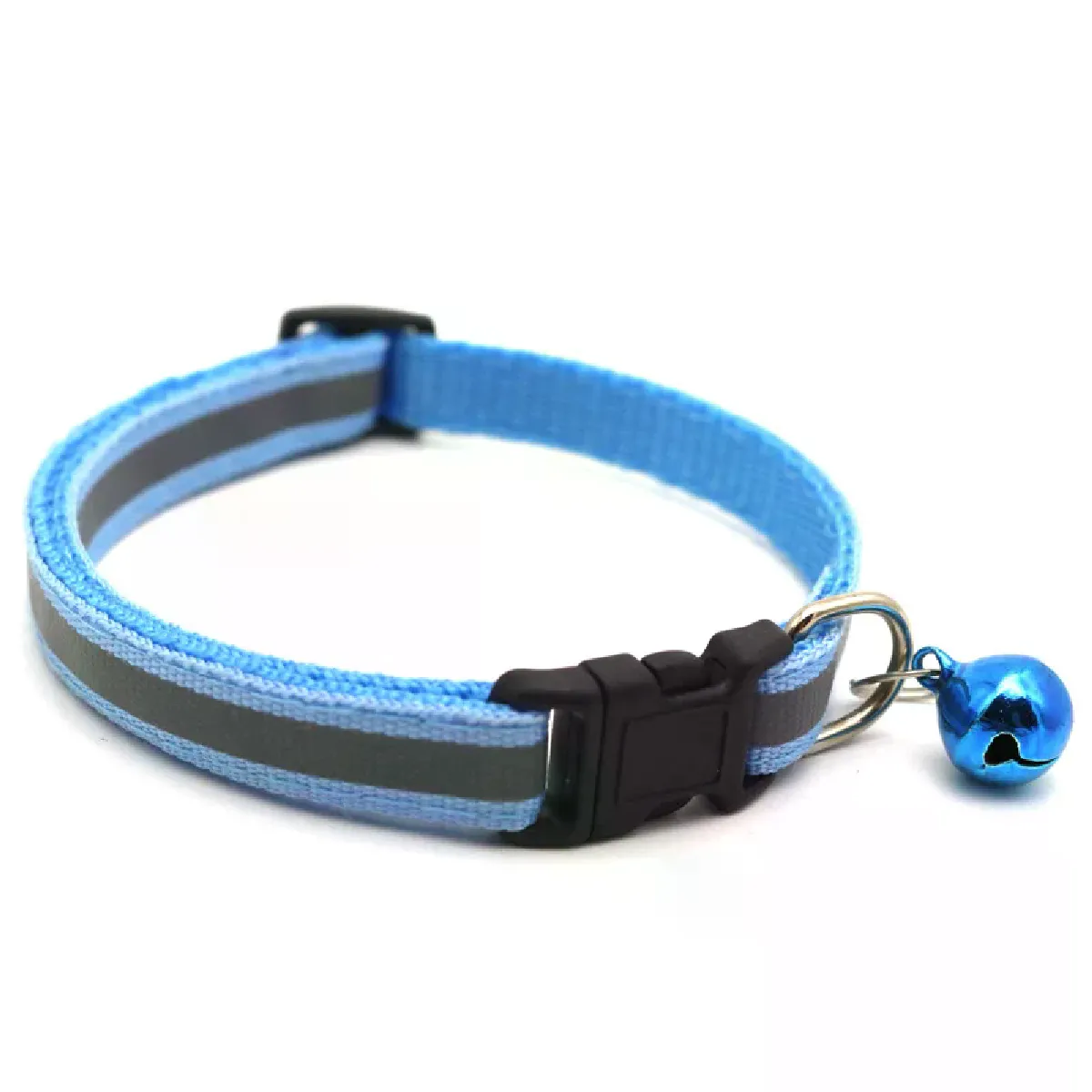 Collier réglable multicolore pour animaux de compagnie avec boucle pour petits chiots et chats~01108