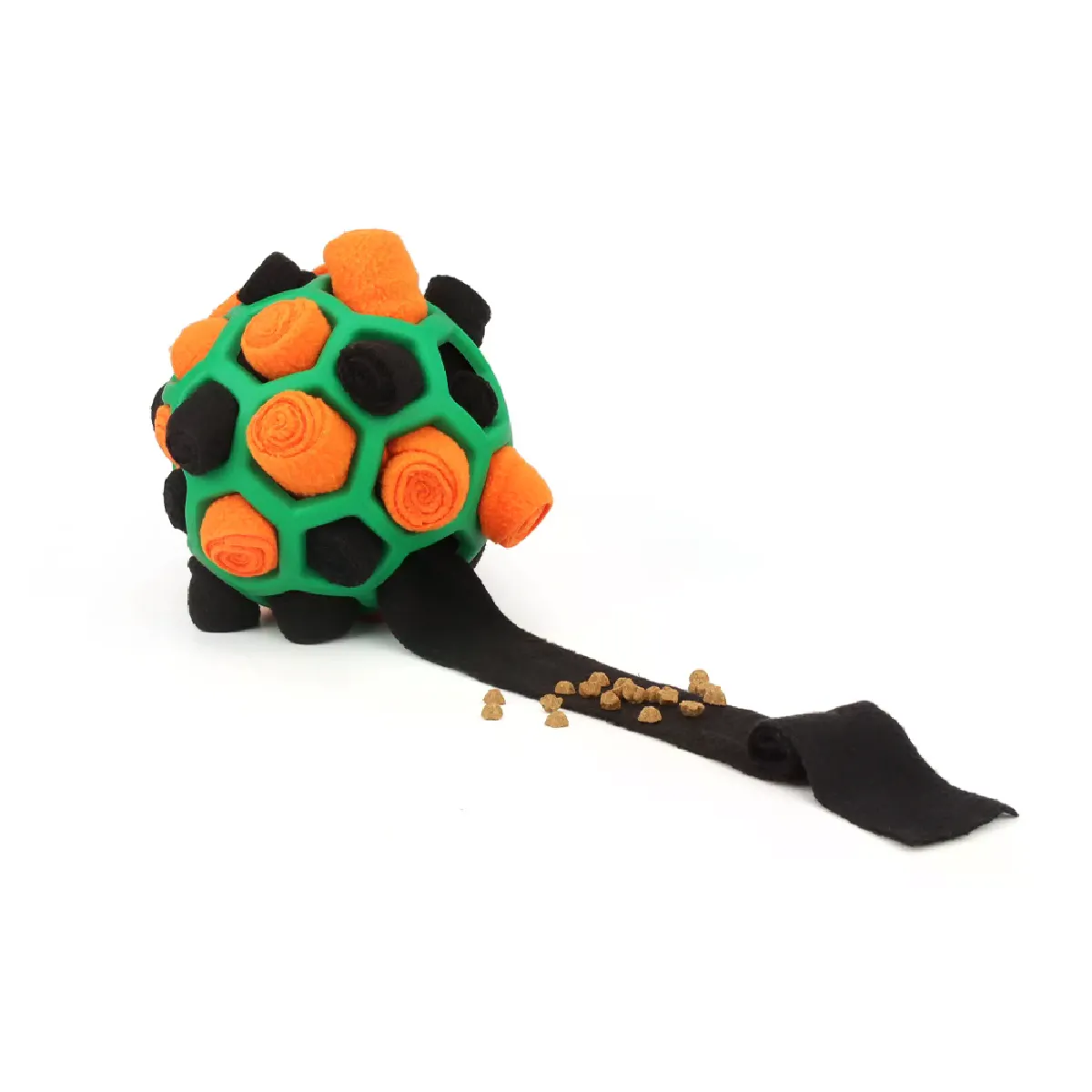Meilleurs prix pour Jouet à renifler pour chien, balle en caoutchouc tibétaine à alimentation lente, augmente le QI, mangeoire à nourriture pour chiot, jeu d'entraînement, balle à renifler~02684