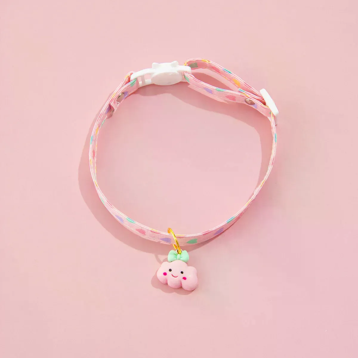 Meilleurs prix pour Collier pour animaux de compagnie, boucle réglable, collier populaire pour petit chat, motif imprimé, collier décoratif en forme de cœur, fournitures pour animaux de compagnie~00652