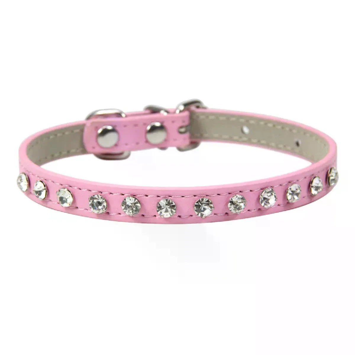 Collier pour chat en strass diamant super brillant, collier pour chiot, chien ou chat, collier pour chat, sangle en cuir, accessoires pour chat, collier réglable pour chiot~00460