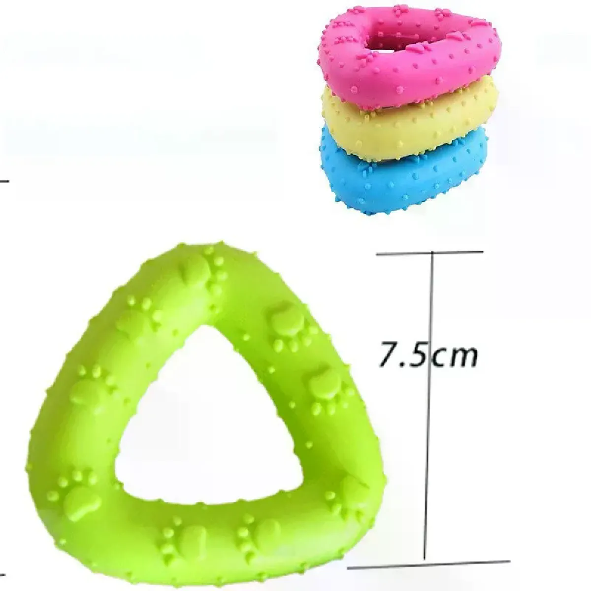 Meilleurs prix pour 1 jouet pour chien en TPR résistant aux morsures, à mâcher, bâton de nettoyage des dents molaires pour chiots, jouet interactif en forme d'ours en peluche, balle de dressage pour chiens, fournitures pour animaux de compagnie~02335