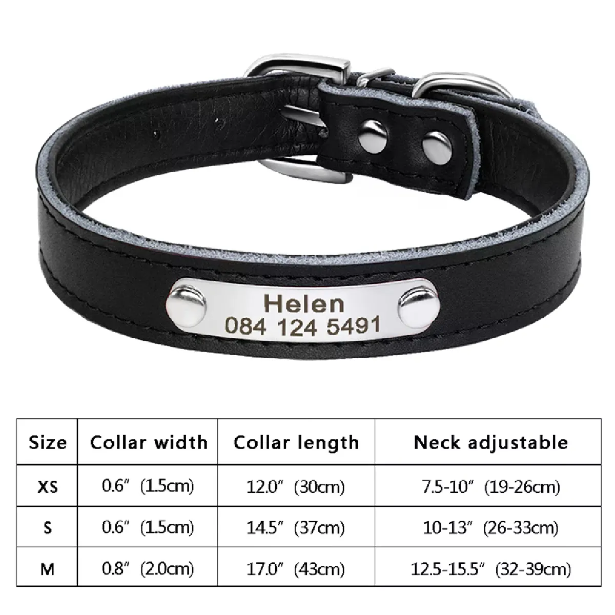 Comparer les prix de Collier personnalisé pour chien ou chat, réglable, avec cristal, anti-perte, en cuir, pour chiots et chats, nœud papillon, accessoires en strass~00740