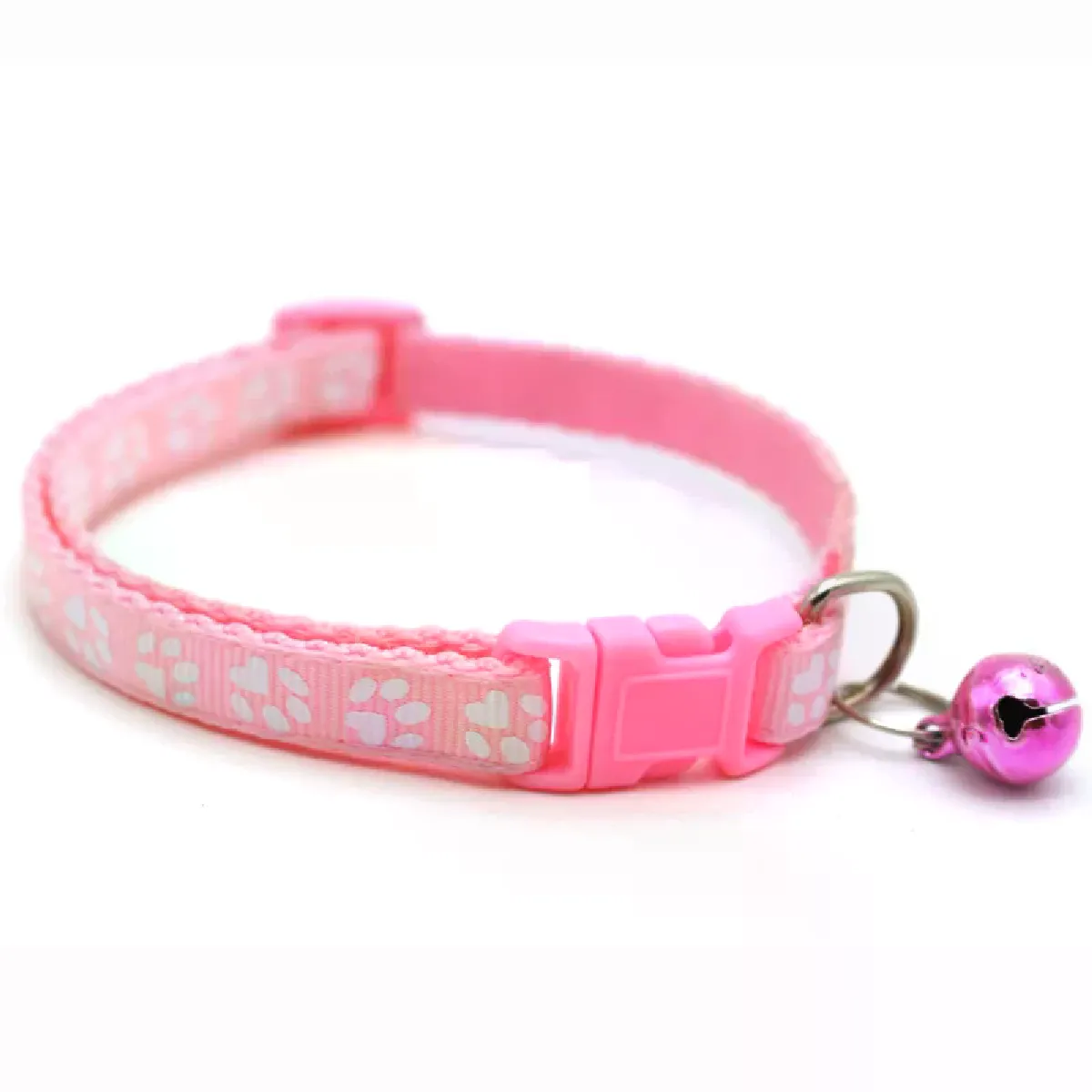 Comparer les prix de Collier réglable multicolore pour animaux de compagnie avec boucle pour petits chiots et chats~01095