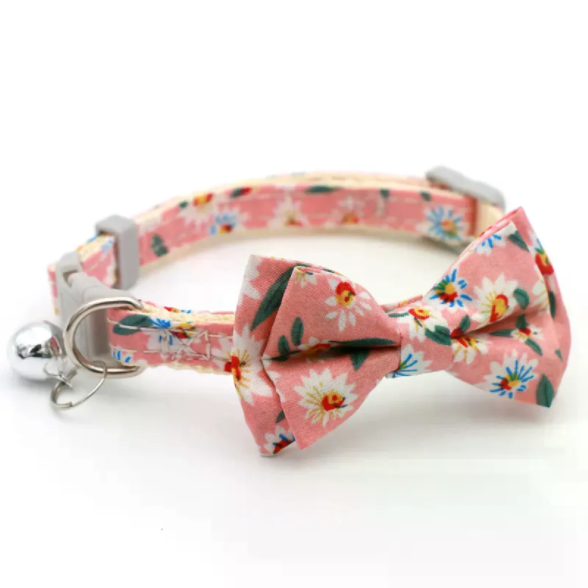 Collier mignon pour chaton, petit chiot, chat, chien, nœud papillon, collier avec clochette pour chien, chat, chihuahua, fournitures pour animaux de compagnie~01347