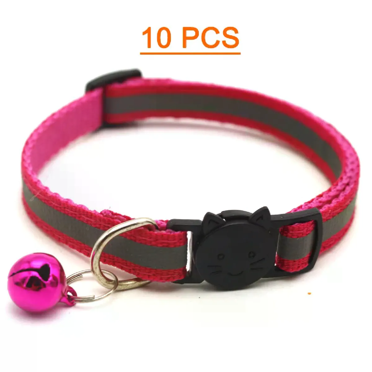 Comparer les prix de Lot de 10 colliers pour chat en gros avec clochette réglable pour chiot, chaton, livraison directe~00769