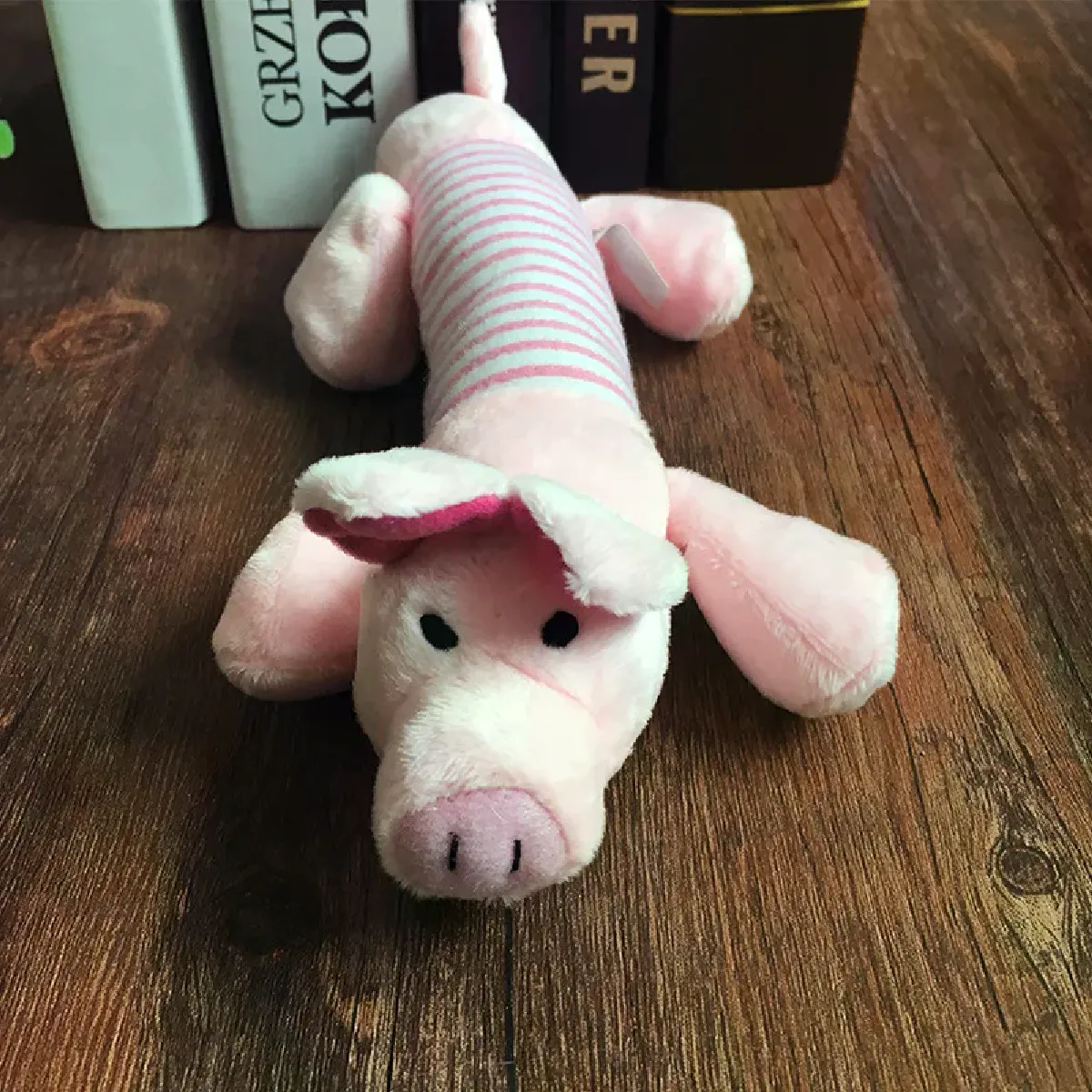 Meilleurs prix pour Jouet en peluche polaire amusant pour chien et chat, couineur et à mâcher, compatible avec tous les animaux de compagnie, pour éléphant, canard, cochon~03858