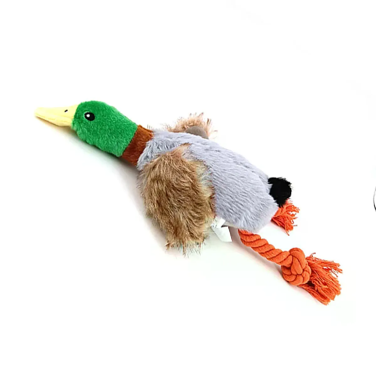 Comparer les prix de Jouet en peluche mignon de canard avec des sons Animal en peluche qui couine Jouet pour chien qui couine Nettoyage des dents Jouets en corde à mâcher pour chien~03360