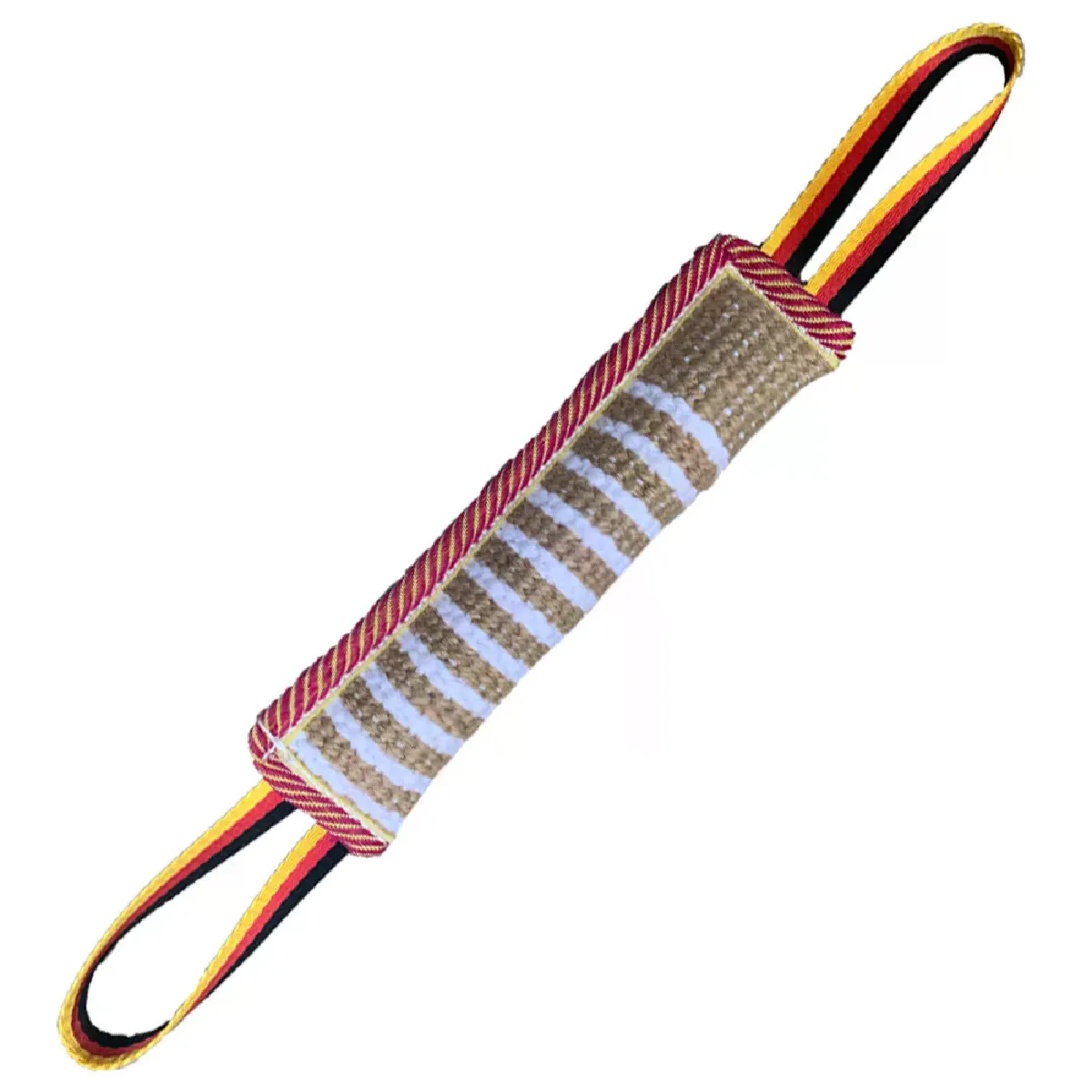 Comparer les prix de Jouet interactif pour chien, durable, pour entraînement au tir à la corde, coussin en jute, à mâcher, pour Malinois, berger allemand~03225