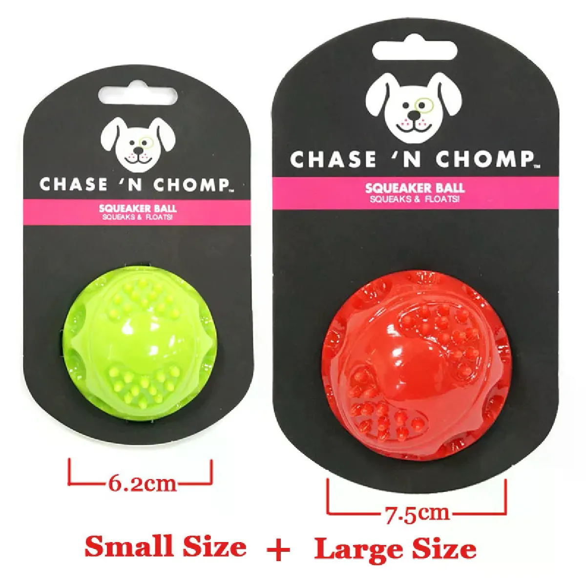 Comparer les prix de CAITEC Jouets pour chiens Balle rebondissante et couinante Jouets flottants et rebondissants pour animaux de compagnie Balle couinante résistante aux morsures pour petits et grands chiens~04379