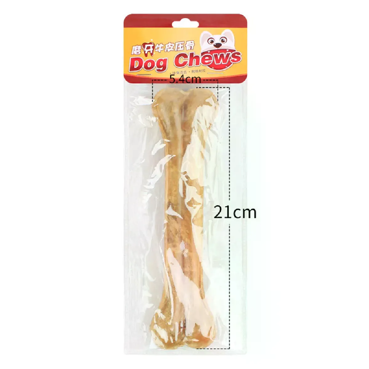 Meilleurs prix pour Os molaire en cuir de vache pour nettoyer les dents, jouet pour chien, friandises naturelles non toxiques, jouet durable pour animaux de compagnie, os à mâcher~04439