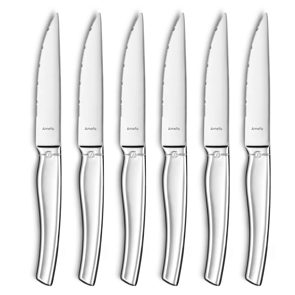 Goliath - Coffret magnet 6 couteaux steak