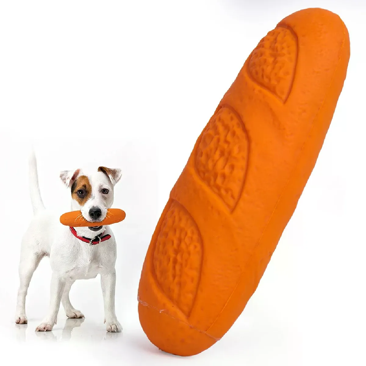 Comparer les prix de Jouet à mâcher durable pour chien sur un bâton pour les mâcheurs agressifs, os à mâcher triangulaires indestructibles, sûrs et durables, véritable parfum de bœuf~04936