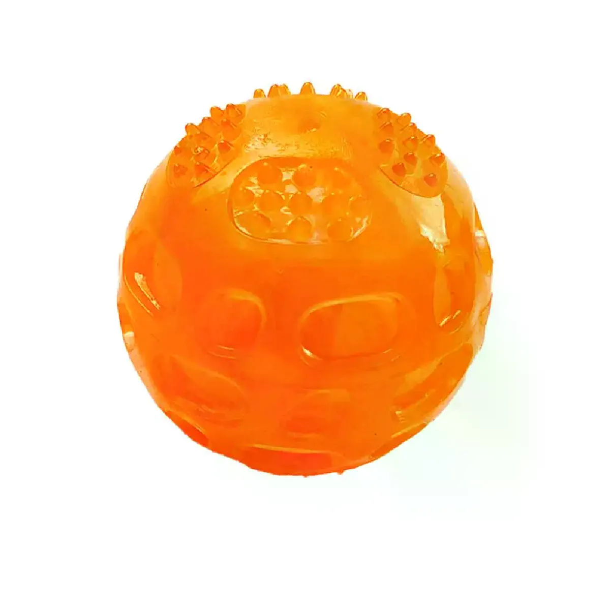 Comparer les prix de Balles pour chiens, jouets à mâcher pour chiens, balle en caoutchouc sonore résistante aux morsures, nettoyage des molaires pour grands et petits chiens, fournitures~04711