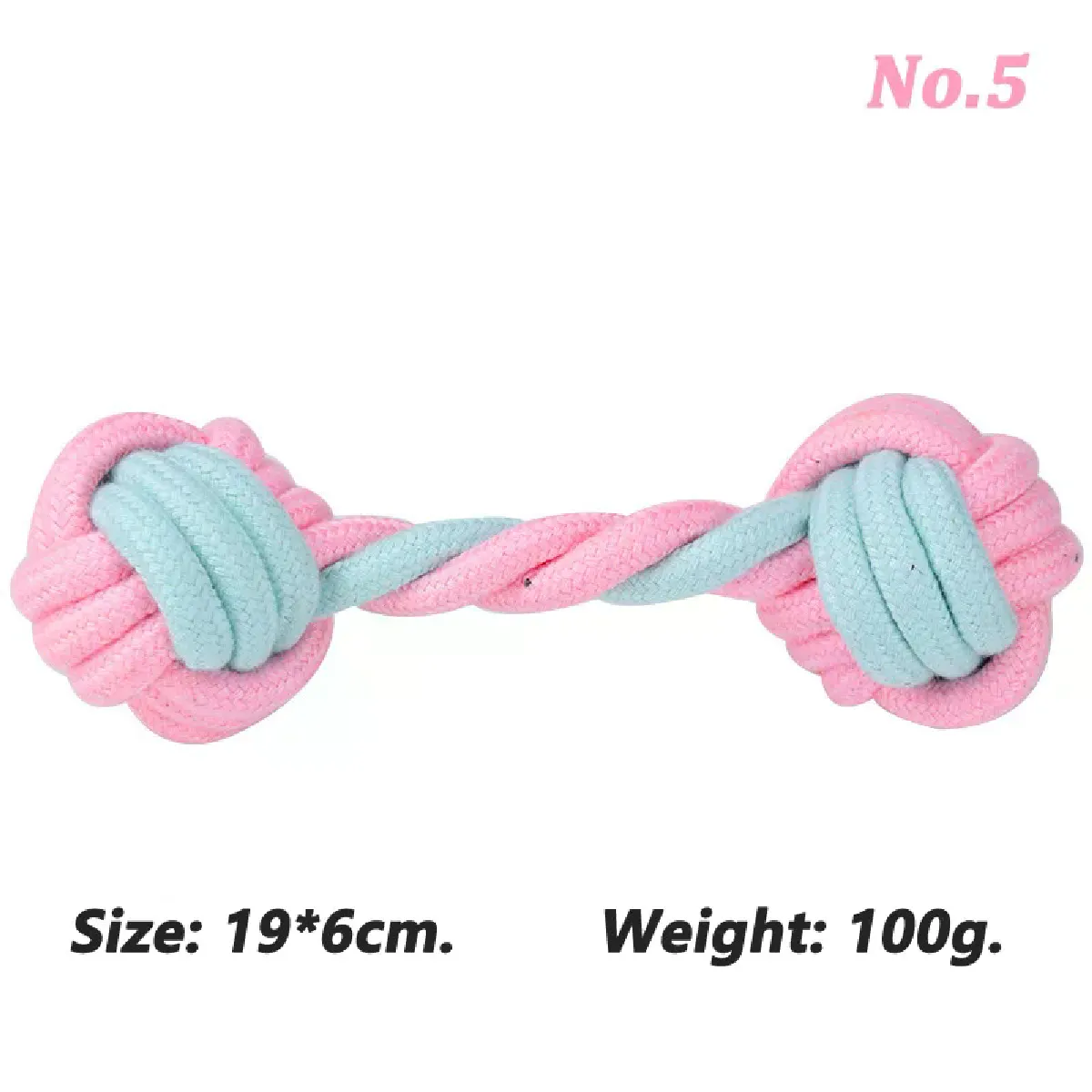 Meilleurs prix pour Jouet à mâcher pour chien, jouet en poudre, corde en coton bleu, jouets à nœuds, combinaison de morsure, interaction molaire, jouets à mâcher pour chiots, fournitures pour animaux de compagnie~05214