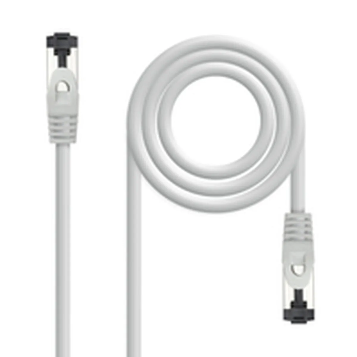 Nanocable Gris Câble Réseau Rj45 Cat 8.1 Sstp - 1,5 M