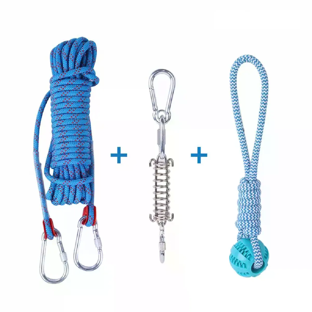 Meilleurs prix pour Corde à ressort pour chien, jouet d'extérieur à suspendre, corde d'exercice, traction à ressort, renforcement musculaire, bon outil d'exercice pour chiens de tous âges~05657