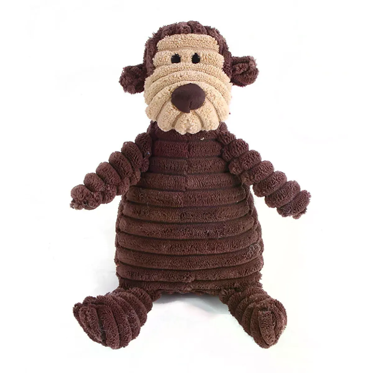 Comparer les prix de Jouet en peluche pour chien, jouet à mâcher, résistant à l'usure, couineur, mignon, en peluche, renard, jouet interactif pour chiot~06836